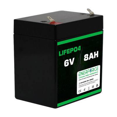 Enerfroce 6V 8ah Lithium Iron Phosphate Battery Pack tùy chỉnh