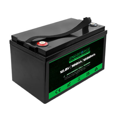 Enerforce 12V 100Ah Lifepo4 Bộ pin sạc lại cho hệ thống lưu trữ năng lượng mặt trời gia đình