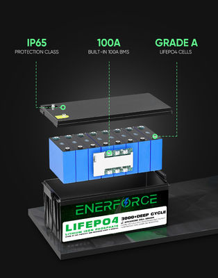 Enerfroce 6V 8ah Lithium Iron Phosphate Battery Pack tùy chỉnh