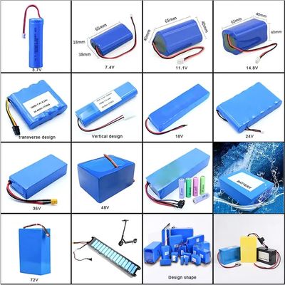 Bộ pin hiệu suất cao 3S1P 18650 11,1V 2600mAh cho các ứng dụng mạnh mẽ