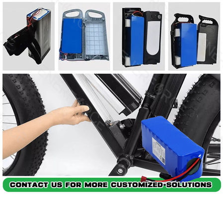 Pin xe đạp điện sạc lại 1000 chu kỳ sâu 36V 48V 72V 18650 gói