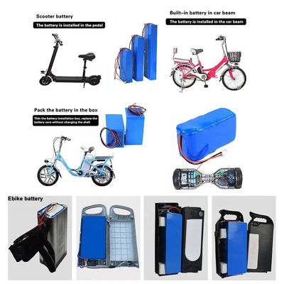 OEM pin xe đạp điện 24V 48V 60V 72V 18650 Bộ pin chu kỳ sâu