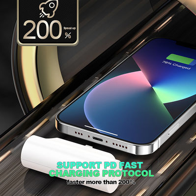 Superlight 5000mAh Portable Mobile Power Bank với sạc không dây