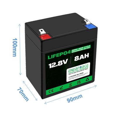 Ứng dụng sạc lại 12V 8Ah LiFePO4 pin LFP cho năng lượng mặt trời