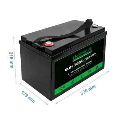 Enerforce 12V 100Ah LiFePO4 pin cho RV Marine Home năng lượng lưu trữ