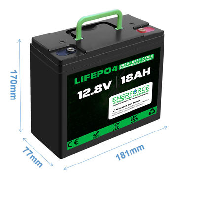 12V 18Ah LiFePO4 pin sạc cho xe ba bánh xe điện Xe tốc độ thấp