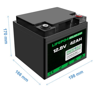 OEM 12V LiFePO4 pin 42Ah cho hệ thống năng lượng mặt trời Van xe gôn và xe lăn