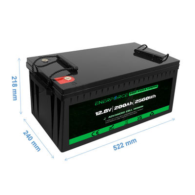 Bộ pin 12V 200Ah LiFePO4 Cho Trung tâm Dữ liệu Năng lượng mặt trời Xe điện