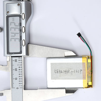 3.7V 230mAh pin LiPo di động di động cho thiết bị điện tử tiêu dùng