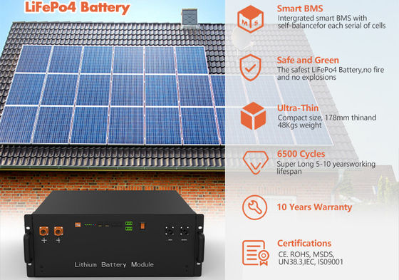 Ứng dụng cắm pin Lithium Ion 48V 100ah 6500 chu kỳ