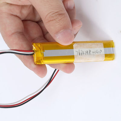 Lipo 3.7 V Lithium Polymer pin sạc lại 1050mAh Cho thiết bị điện tử tiêu dùng