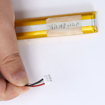 Lipo 3.7 V Lithium Polymer pin sạc lại 1050mAh Cho thiết bị điện tử tiêu dùng