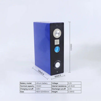 3.2V 100Ah LiFePO4 Prismatic Cell EVE Nhà pin năng lượng mặt trời