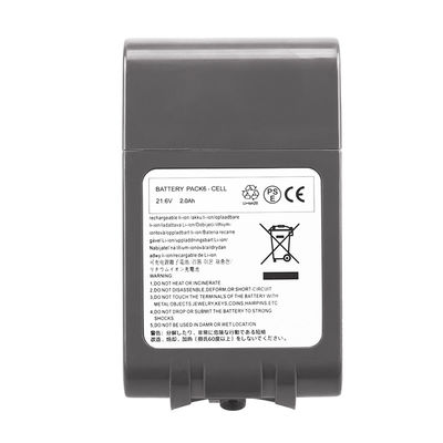 21.6v 2000mah Dyson V6 máy hút bụi thay pin 2.0ah pin Li-ion