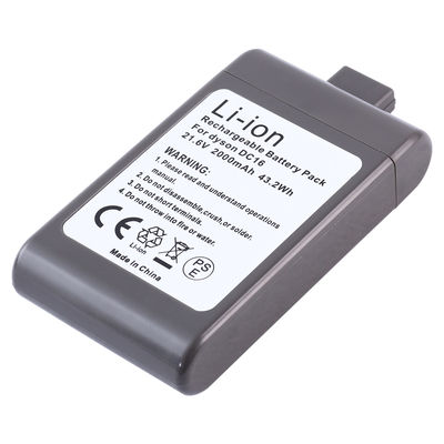 22.2V 2000mAh Máy hút bụi pin Lithium Ion thay thế pin cho Dyson DC16