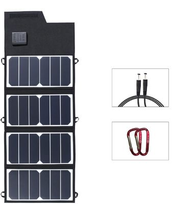 26W Năng lượng mặt trời Photovoltaic PV tấm pin mặt trời cho du lịch cắm trại Bộ sạc khẩn cấp