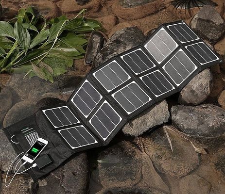 26W Năng lượng mặt trời Photovoltaic PV tấm pin mặt trời cho du lịch cắm trại Bộ sạc khẩn cấp