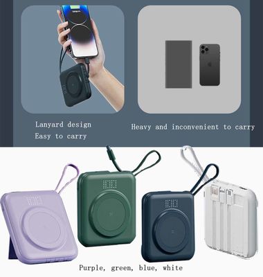 Ngân hàng điện di động không dây nhỏ gọn 15000mAh 20000mAh OEM Với màn hình LED