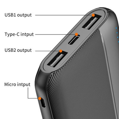 Điện thoại di động Ultra Slim Power Bank 10000mah 20000mah Li Polymer pin