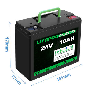 15AH 24V LFP pin cho Mobility Scooter Go Kart Golf Cart Goped