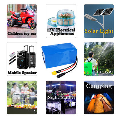 E Bike pin lithium 24V 12Ah Pack cho động cơ 500W 6h - 8h thời gian sạc