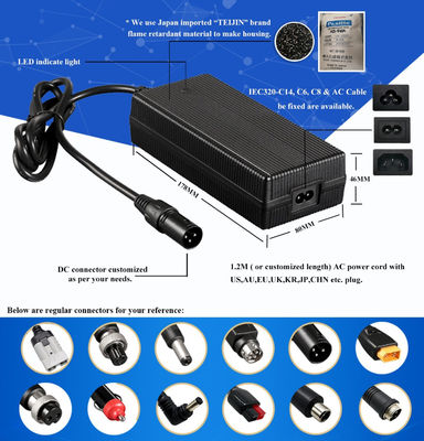 Phụ kiện pin lithium OEM 8S 29.2V 10A 12A 13A 14A Bộ sạc pin xe máy
