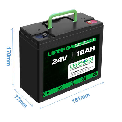 Enerforce OEM 24V LiFePO4 pin 10ah 16kg LFP pin cho xe gôn